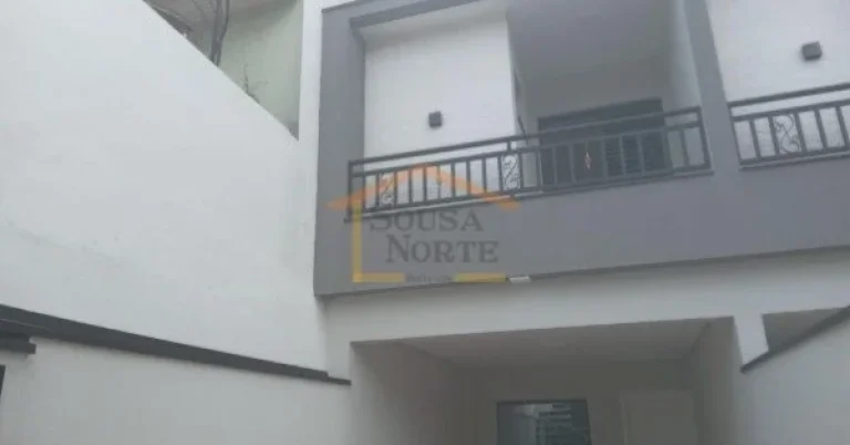 Imagem Sobrado novo, com 125 m² de área construída, distribuídos em 3 dormitórios, sendo 3 suítes, sa...