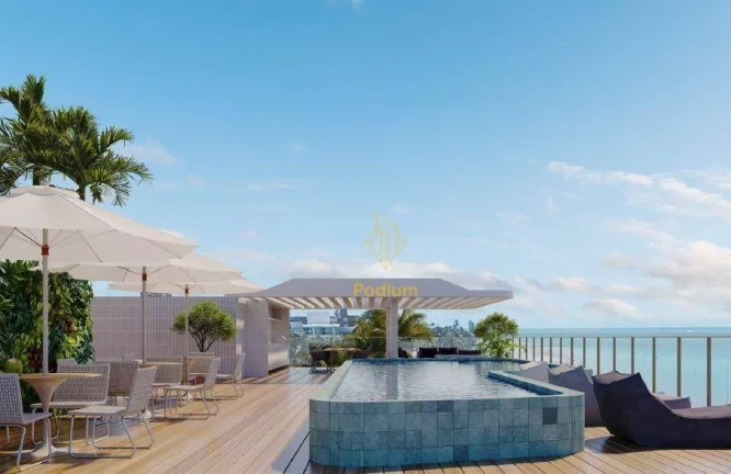 Imagem Apartamentos com varanda / sacada gourmet e pé na areia no Bessa - AP1421