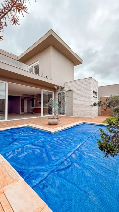 Imagem CASA DE ALTO PADRÃO COM LINDO PROJETO Á VENDA EM CONDOMINIO FECHADO EM FRANCA/SP