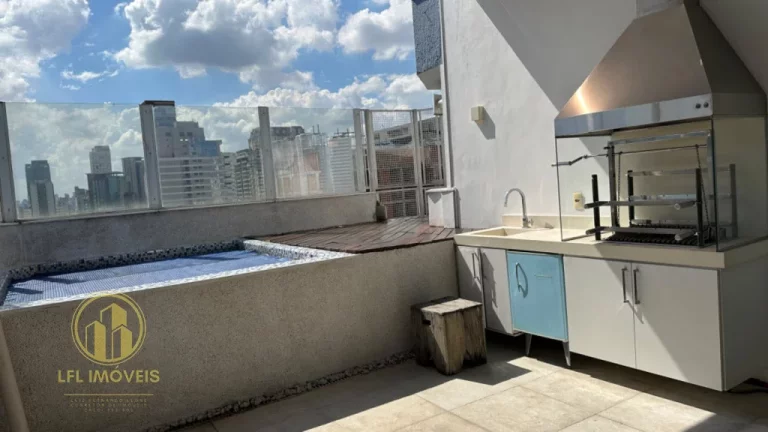 Imagem Cobertura Duplex para Venda ou Locação. com 3 suítes e 4 vagas. Vila Nova Conceição