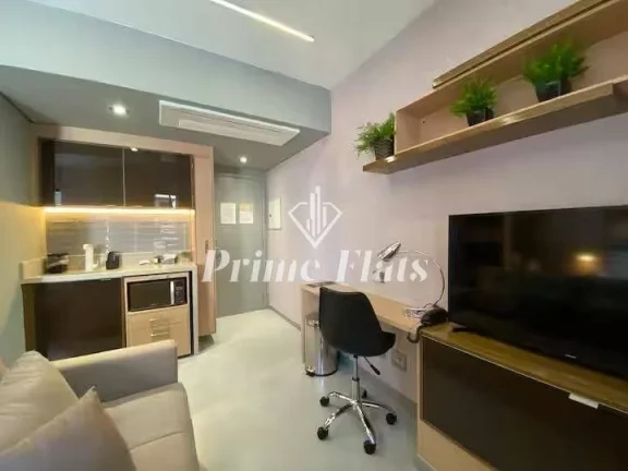 Imagem Flat disponível para venda no Hotel Slaviero Essential São Paulo Moema, com 26m², 1 dormitório e 1 vaga
