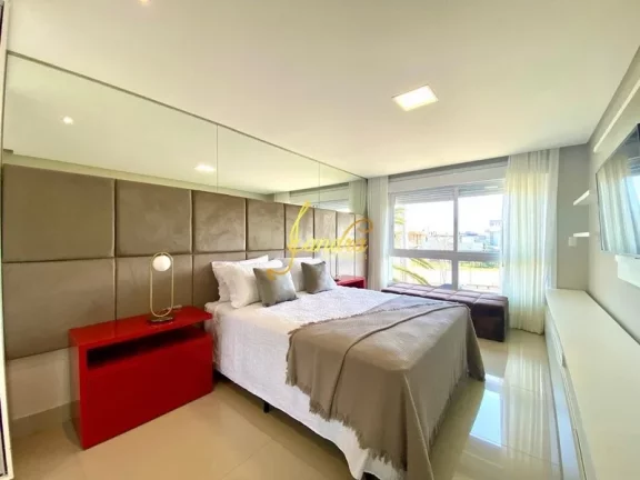 Imagem Casa condomínio nova com 04 suítes mobiliado e decorado