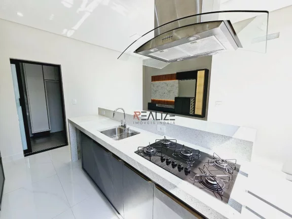 Imagem Casa moderna com piscina e 3 suítes à venda, 151 m² por R$ 1.290.000 - Condomínio Fechado - Indaiatuba/SP