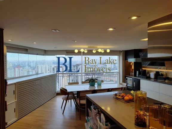 Imagem Vende apartamento Família Mooca 122M² 3 Suítes, Sacada Gourmet, Andar alto