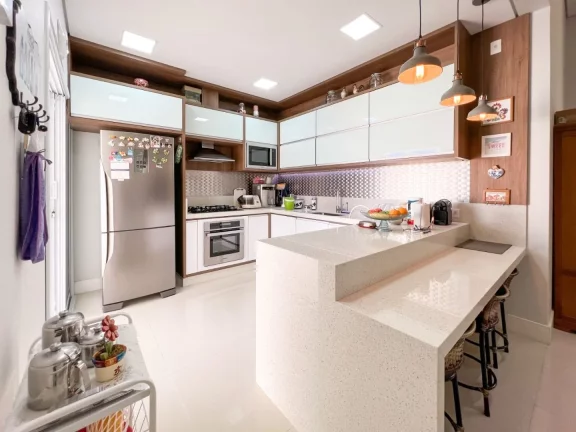 Imagem Casa moderna com 4 suítes à venda, 236 m² por R$ 2.390.000 - Condomínio Próximo ao Parque Ecológico - Indaiatuba/SP