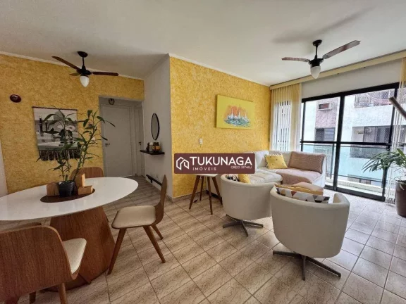 Imagem Apartamento Condomínio Edifício Navegante ll com 2 dormitórios à venda, 134 m² por R$ 500.000 - Jardim Las Palmas - Guarujá/SP