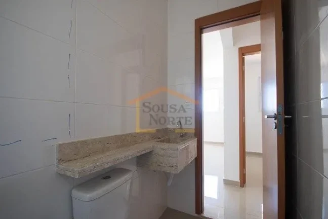 Imagem Apartamento com 37,50m², dispõe de 2 dormitórios, sala para dois ambientes, cozinha com gabinete ...