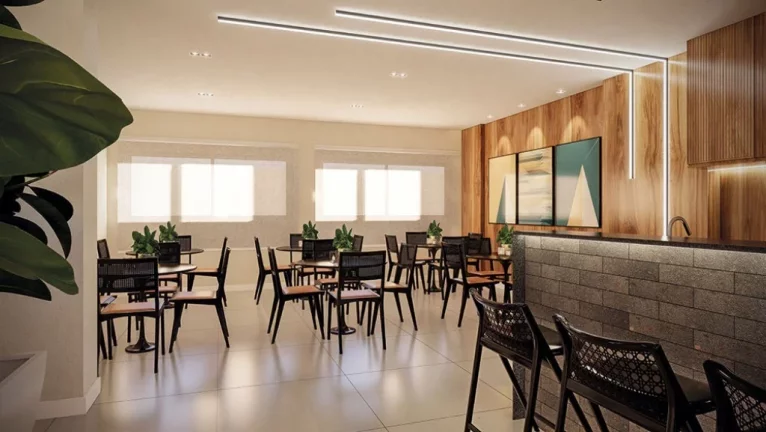 Imagem Apartamento no Edifício Martinique Baeta Neves São Bernardo - 2 quartos, 1 banheiro, 1 vaga - Venda/Locação - 55,00 m²