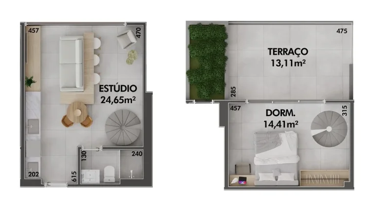 Imagem Cobertura 1 Dormitório para venda em Florianópolis - SC