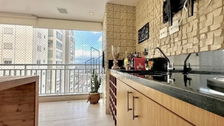 Imagem Apartamento Vila Romana - 139M², 3 Dorms, 2 Suítes, 3 Vagas Determinadas, Varanda Gourmet, Móveis, Armários Embutidos, Split, Academia.