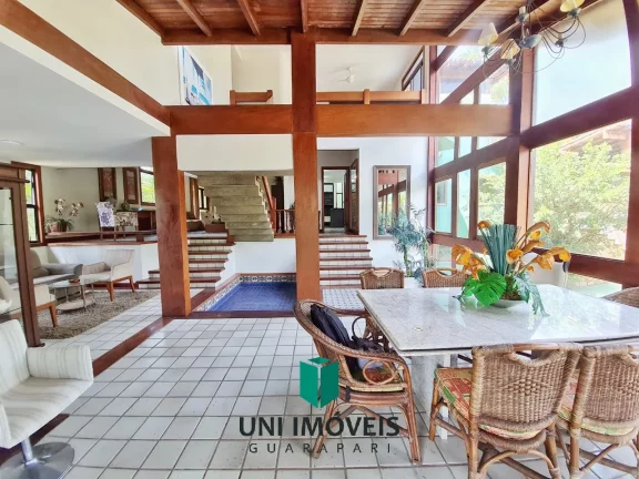 Imagem Espetacular mansão de luxo com lazer completo a venda no condomínio Aldeia da Praia em Guarapari