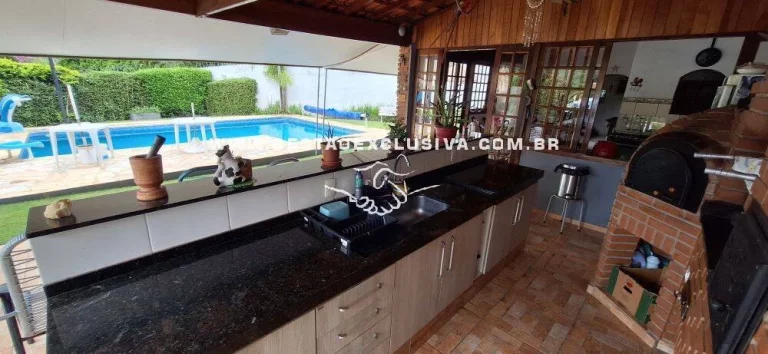 Imagem CHÁCARA 5 DORM 3 SUÍTES PISCINA ÁREA GOURMET VARANDA ESCRITÓRIO