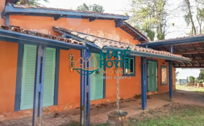 Imagem ( Oportunidade ) Área Pé na Areia com uma Casa estilo pousada em Ubatuba SP
