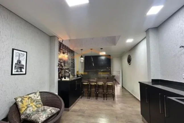 Imagem Casa em condomínio com 90 m². Possui 3 dormitórios, sendo 1 suíte, 3 banheiros, sendo 2 lavabos,...