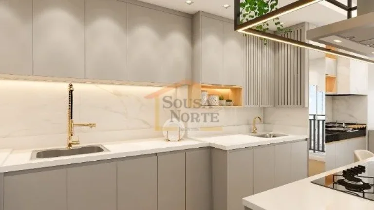 Imagem Apartamento com 2 dormitórios sendo 1 suíte.
O segundo dormitório foi retirado para ampliação d...
