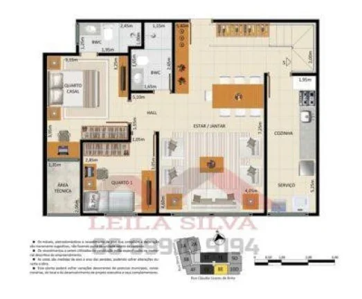 Imagem Apartamento 3 dormitórios para Venda, Ininga, 3 dormitórios, 1 suíte, 2 banheiros, 2 vagas