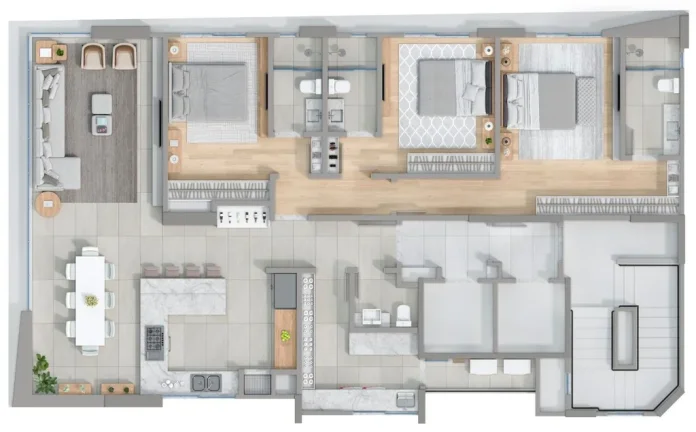 Imagem Apartamento 3 Dormitórios para venda em Balneário Camboriú - SC