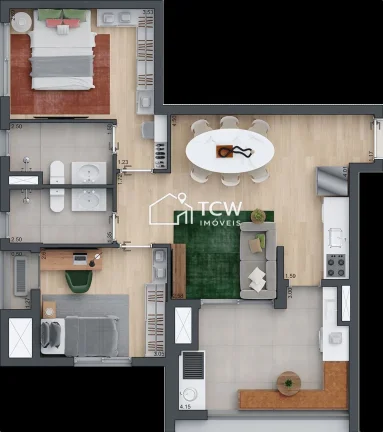 Imagem Apartamento à venda no bairro Brooklin - São Paulo/SP, Zona Sul