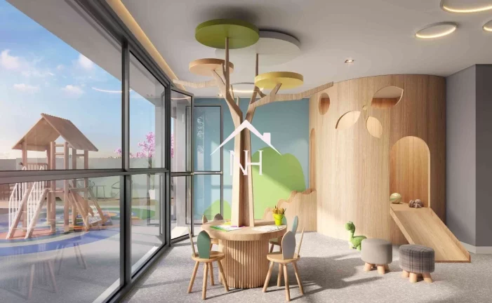Imagem Apartamento de 160m c/terraço gourmet,4 suítes (1 c/ varanda ),hall privativo,3 vagas, brinquedoteca, piscinas, coworking, pet place, quadra,academia,