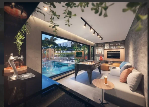 Imagem Living Parque Jardim Lírio/Barra infraestrutura completa entrega imediata