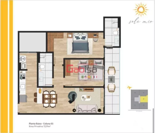 Imagem Apartamento com 3 dormitórios à venda, 112 m² por R$ 1.050.000,00 - Centro - Cabo Frio/RJ