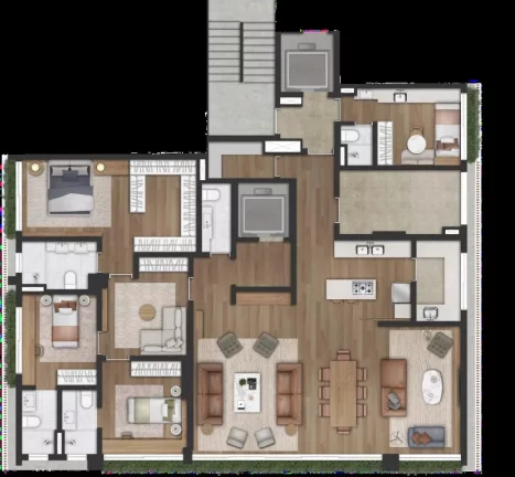 Imagem Apartamento à venda com 4 dormitórios em Jardim Paulista São Paulo SP, apartment in São Paulo Brazil