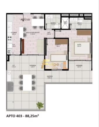 Imagem OPORTUNIDADE DE APARTAMENTO DE 2 QUARTOS E 2 VAGAS NA PRAIA DE ITAPARICA!!