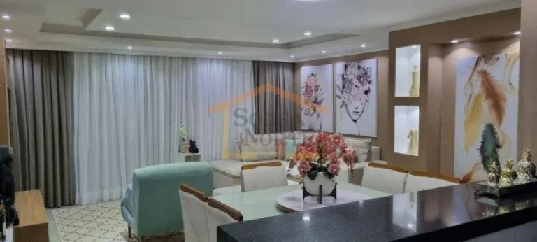Imagem Apartamento, 3 dormitórios, sendo 1 suite, 3 banheiros, sala para dois ambientes, sacada, cozinha c...