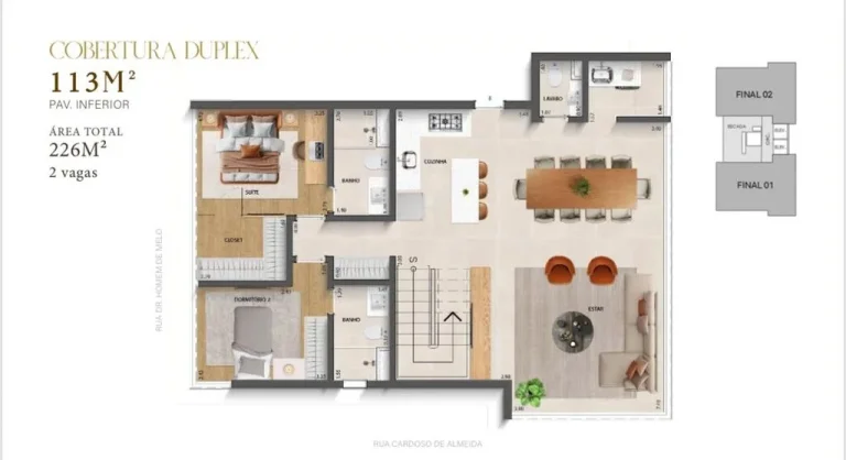 Imagem Apartamento à venda no bairro Perdizes - São Paulo/SP