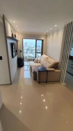 Imagem Apartamento com 2 dormitórios à venda, 73 m² por R$ 670.000 - Boqueirão - Praia Grande/SP