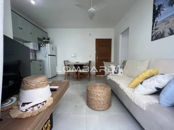 Imagem Lindo apartamento pé na areia a venda no Perequê açú