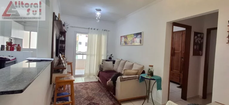 Imagem Venda de Apartamento de 2 Quartos com Suíte em Tupi, Praia Grande-SP - 90m², 1 Vaga - Imperdível!