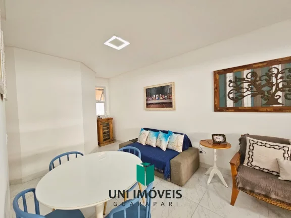 Imagem Vendo apto 2 suítes, tendo 80m² de área lateral, prédio novo com elevador, na Praia do Morro !