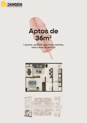 Imagem APARTAMENTOS COM 01 E 02 SUÍTES E VARANDA GOURMET EM MANAÍRA