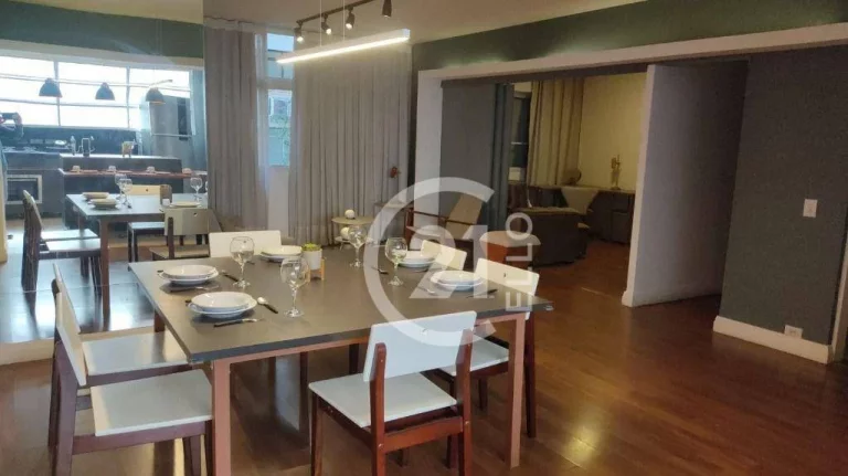 Apartamento mobiliado, com 3 dormitórios para alugar, 137 m² por R$ 14.102/mês - Jardim Paulista - São Paulo/SP