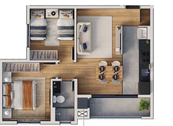 Imagem Hagen Residencial - Apartamento à venda no bairro Capão Raso - Curitiba/PR