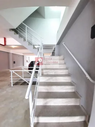 Imagem Cobertura para Locação em Santo André, Vila Tibiriçá, 2 dormitórios, 1 banheiro, 1 vaga