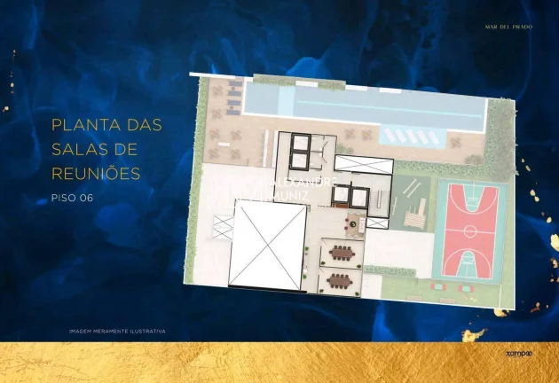 Imagem Mar Del Prado, apartamentos de luxo na Beira Mar de Fortaleza-CE. 4 suítes.