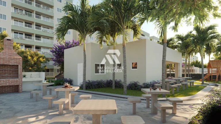 Imagem Vila do Paraíso – O privilégio de morar a 300m do mar, com tudo ao seu alcance! Apartamentos 02 quartos área lazer completa!