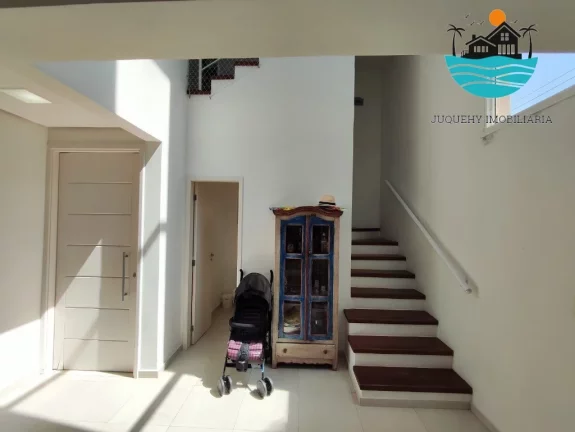 Imagem Casa Aluguel Temporada Juquehy, 80 metros da praia, piscina, churrasqueira, 4 suítes, acomoda 10 pessoas | Juquehy Imobiliária
