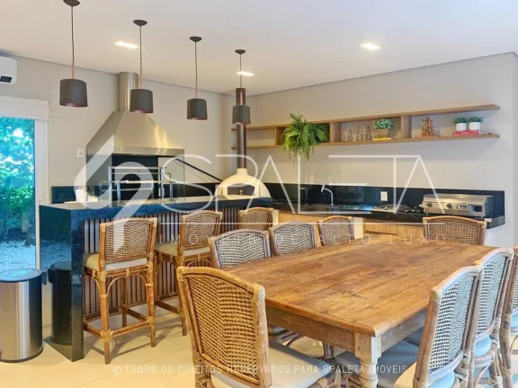 Imagem Casa de campo moderna, acabamento de alto nível, 5 suítes e vista para o lago à venda no Residencial Fazenda Alvorada em Porto Feliz