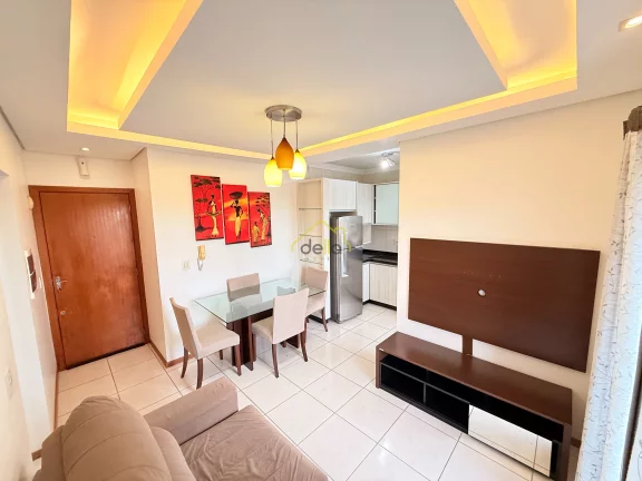Imagem Apartamento mobiliado em andar alto Porteira Fechada no Iririú próximo da Igreja São Sebastião!!