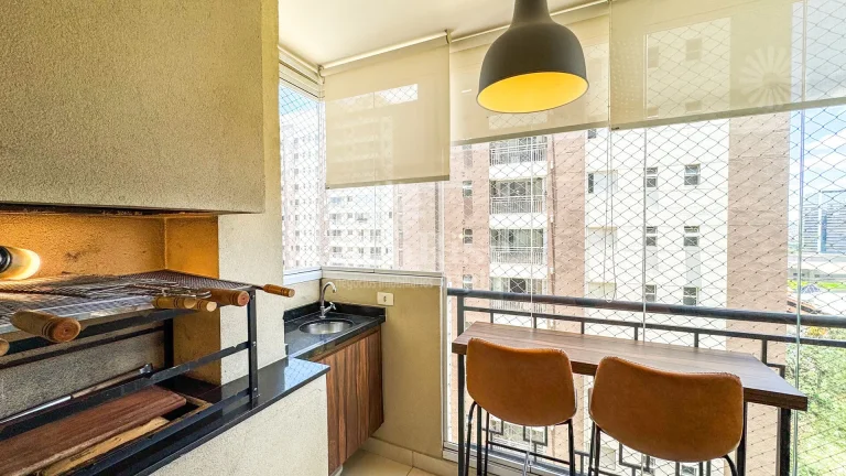 Imagem Apartamento Mobiliado para alugar em Alphaville com 3 quartos e 2 vagas - 84 m² R$8.435,00 pacote - Jardins de Monet - Barueri/SP