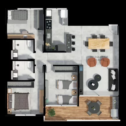 Imagem Apartamento à venda, 95 m² por R$ 951.853,33 - Camboinha - Cabedelo/PB