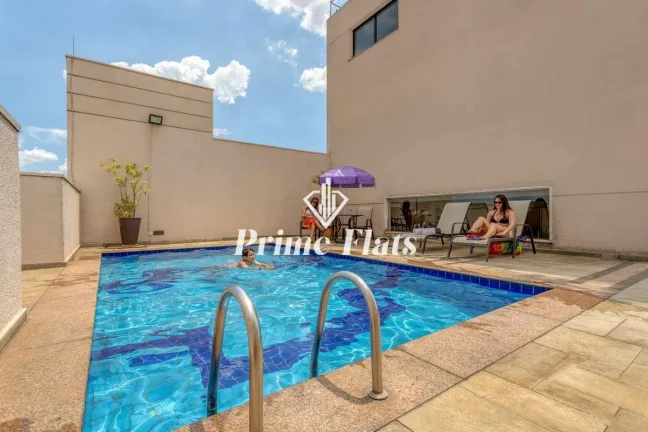 Imagem Flat disponível para venda no Mercure São Paulo Nações Unidas, com 27m², 1 dormitório e 1 vaga de garagem