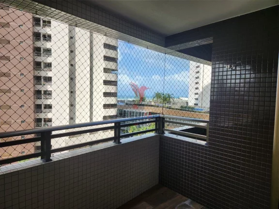 Imagem Apartamento com vista mar, em condomínio clube. No Altiplano de Cabo Branco