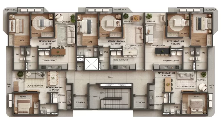 Imagem Apartamento à venda no bairro Bessa - João Pessoa/PB