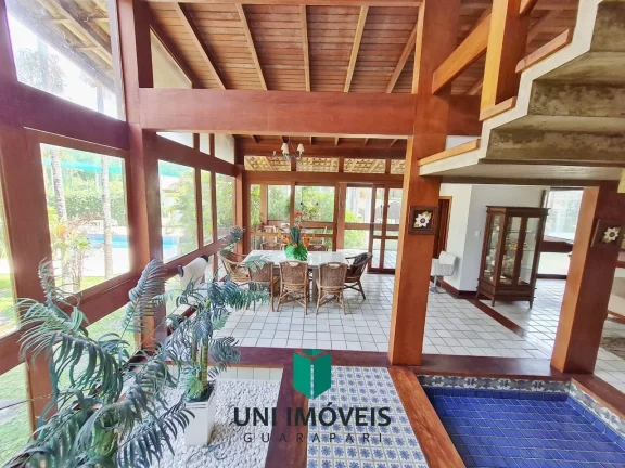Imagem Espetacular mansão de luxo com lazer completo a venda no condomínio Aldeia da Praia em Guarapari