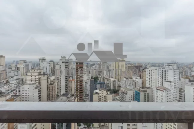 Imagem Higienopolis , apartamento, vista espetacular, com 3 quartos (1 suI­te ) e 2 vagas, 160 m²