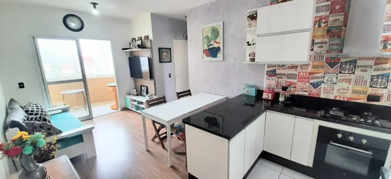 Imagem Apartamento 56 m² 2 Dormitórios Vista Livre e 2 Vagas de Garagens